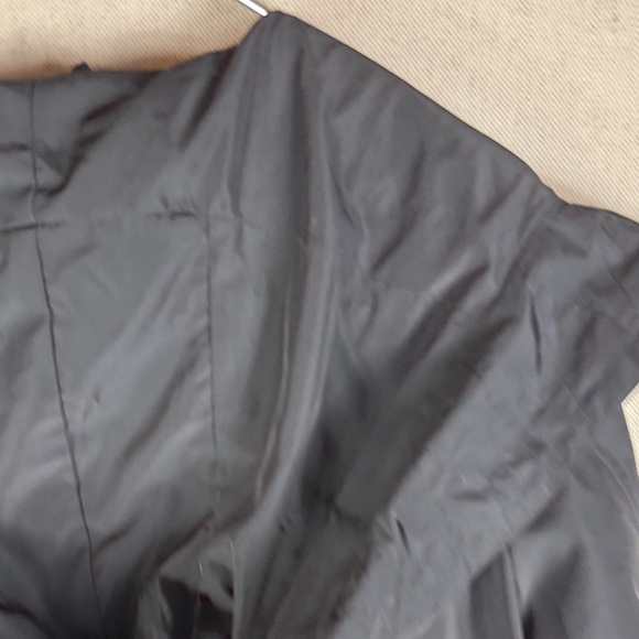 Steve Madden Black Hooded Rain Jacket Medium - Picture 9 of 9